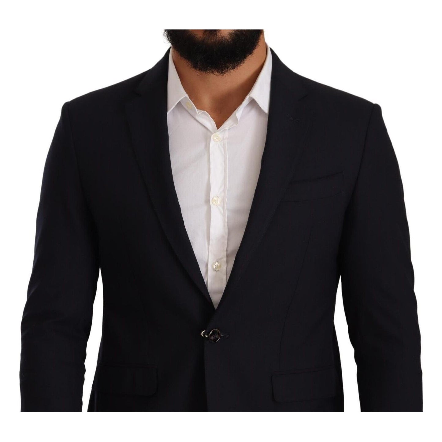 Domenico Tagliente Black Single Breasted One Button Suit Jacket JKT3102 - 50