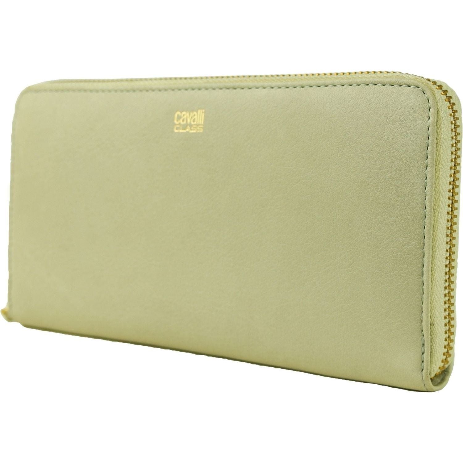 محفظة نسائية من جلد العجل الرمادي من كافالي كلاس