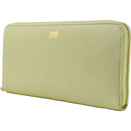 Cavalli Class Gray Calfskin Women Wallet CACL-5844