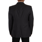 Dolce & Gabbana Gray Double Breasted 2 Piece SICILIA Blazer JKT3037 - 56