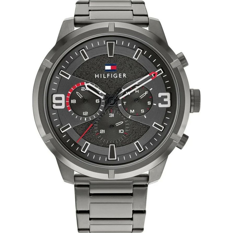 TOMMY HILFIGER Mod. 1792071 gent's watch with quartz analog movement, 5 ATM water resistance and 46mm case in official box.