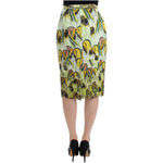 Lanre Da Silva Ajayi Multicolor Organza Pencil Skirt