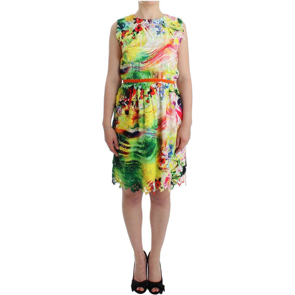 Lanre Da Silva Ajayi Multicolor Organza Sheath Dress SIG12520-2