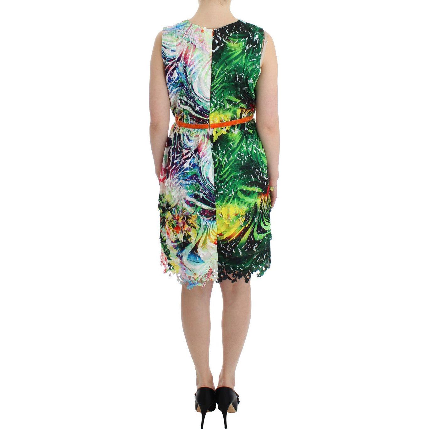 Lanre Da Silva Ajayi Multicolor Organza Sheath Dress SIG12520-2