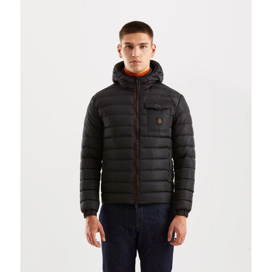 Refrigiwear Sleek Hooded Down Jacket with Pockets RE-7707-3XL