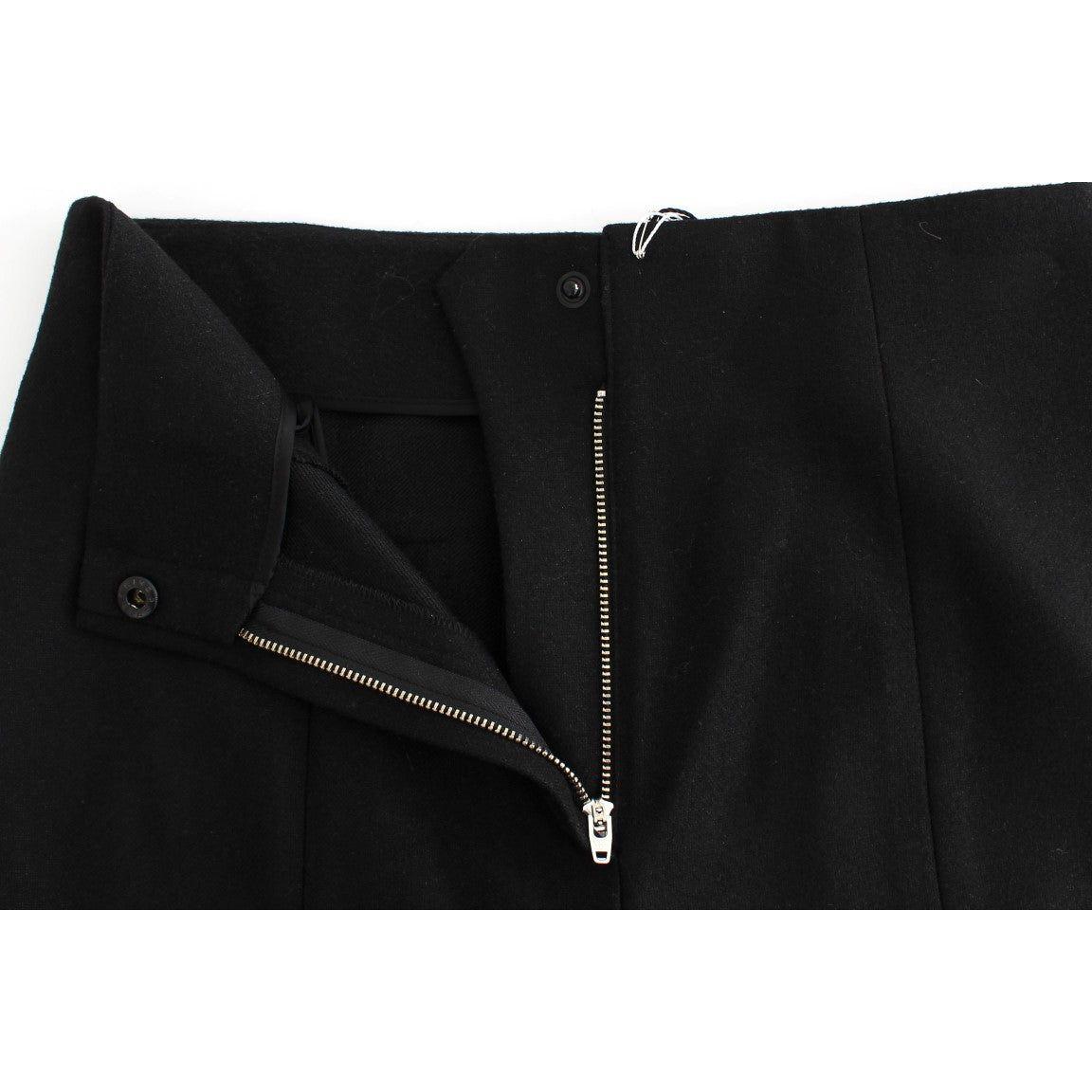 KAALE SUKTAE Black High Waist Straight Slim Dress Pants Jeans & Pants