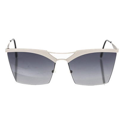 Frankie Morello Silver Metallic Women's Sunglass