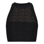 Balmain PB Labyrinth knit top