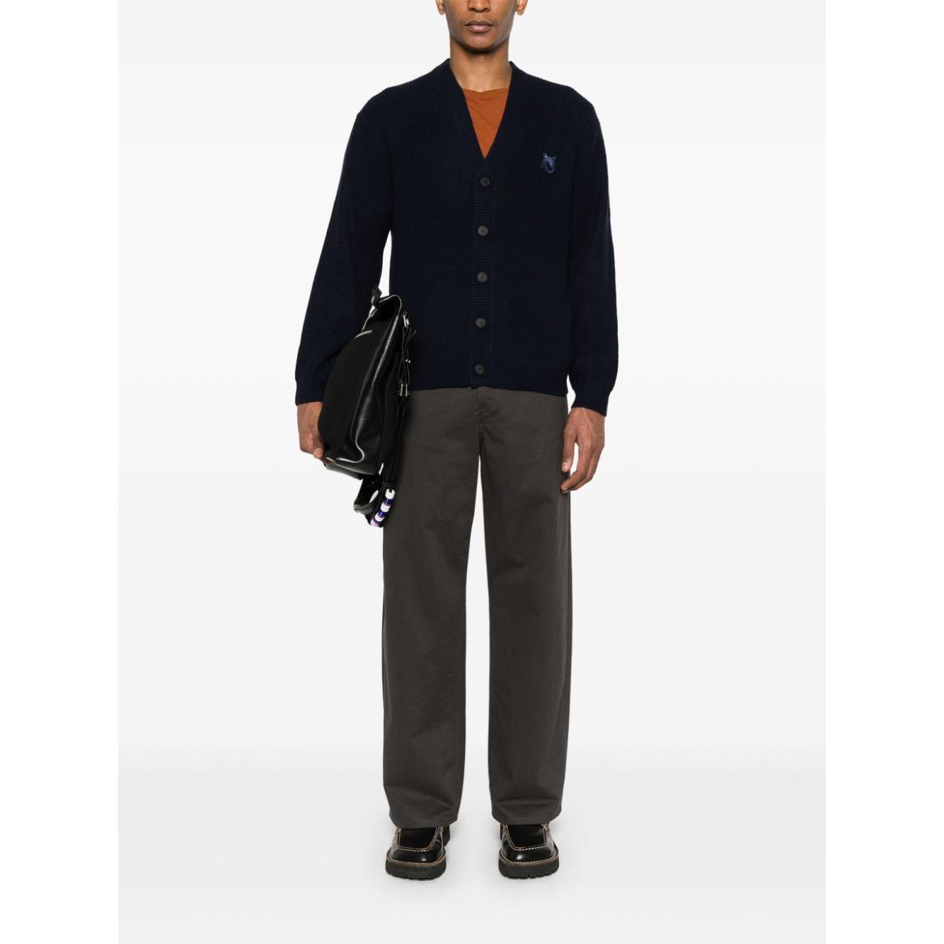 Maison Kitsuné MAISON KITSUNE' Sweaters Blue NM00501KT1093P476