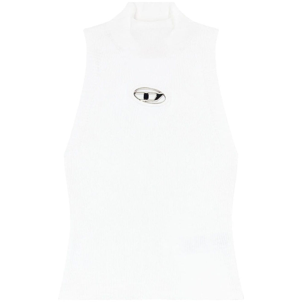 Diesel Ribbed-knit turtleneck top