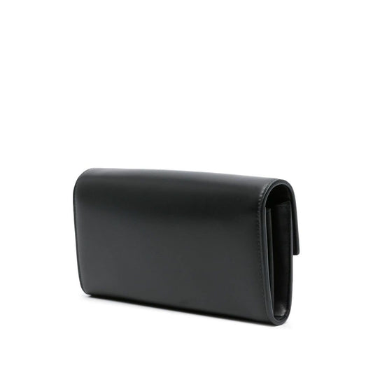 Balmain logo-plaque leather crossbody bag Clutches