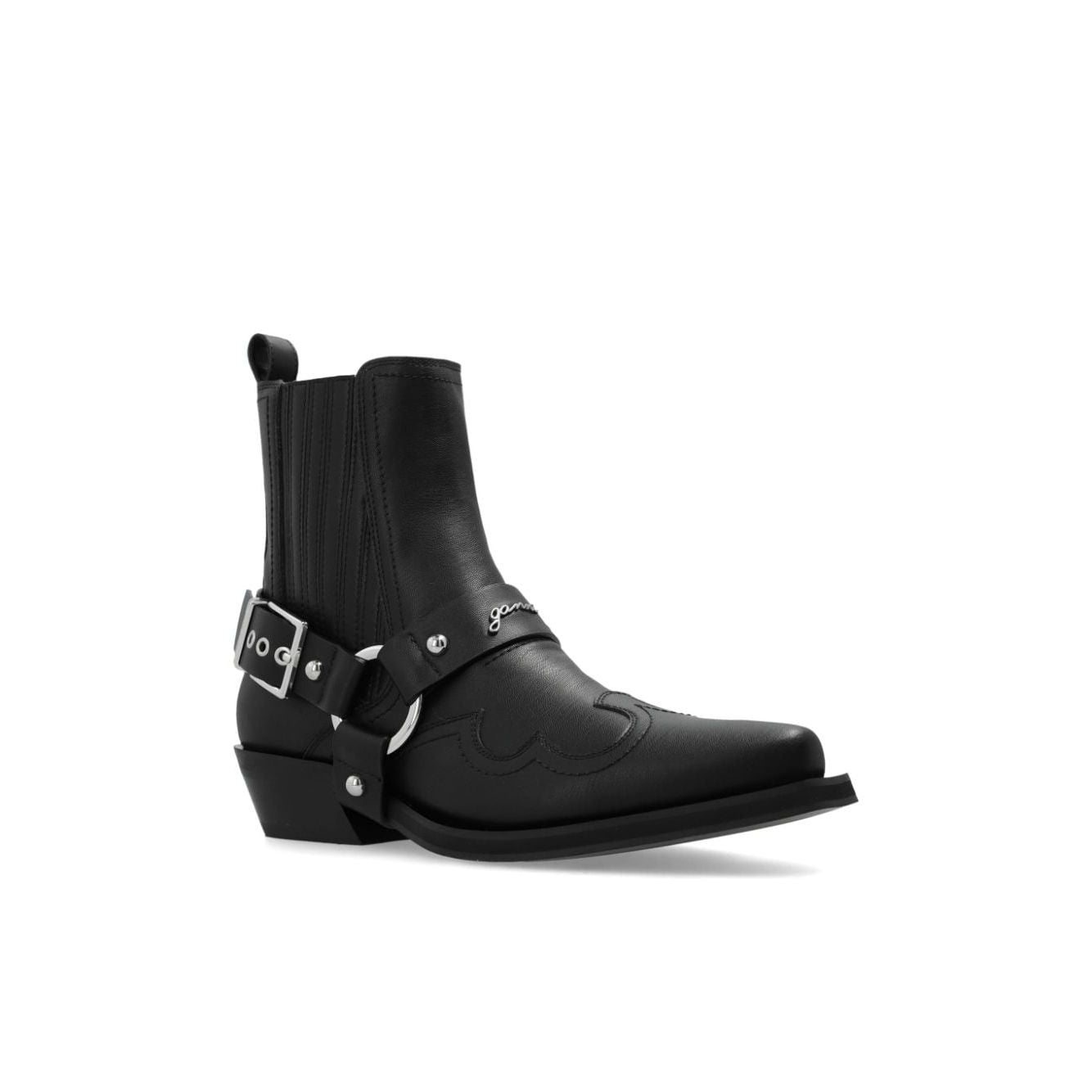 Ganni Low Cut Western Chelsea Boots Boots