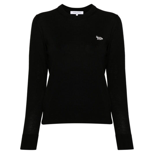 Maison Kitsuné Maison Kitsune Baby Fox-patch sweater Topwear