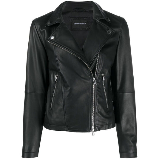 Emporio Armani Zip Up Biker Jacket