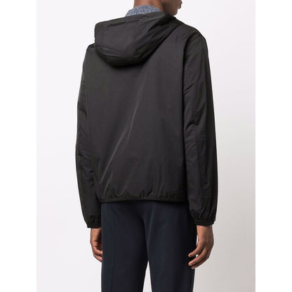 Emporio Armani water-repellent hooded jacket