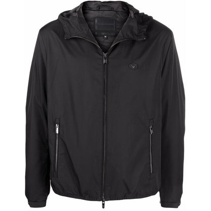 Emporio Armani water-repellent hooded jacket