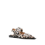 Ganni Printed Ballerinas Flat Shoes