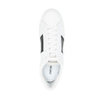 Emporio Armani Leather sneakers with logo detail