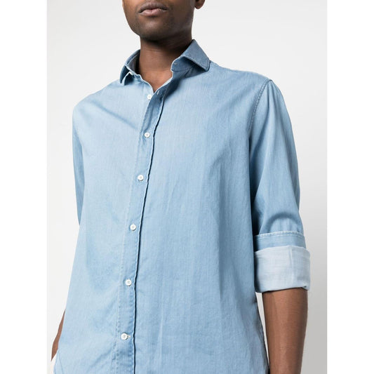 Brunello Cucinelli Shirts Clear Blue MR6830028C008-P25
