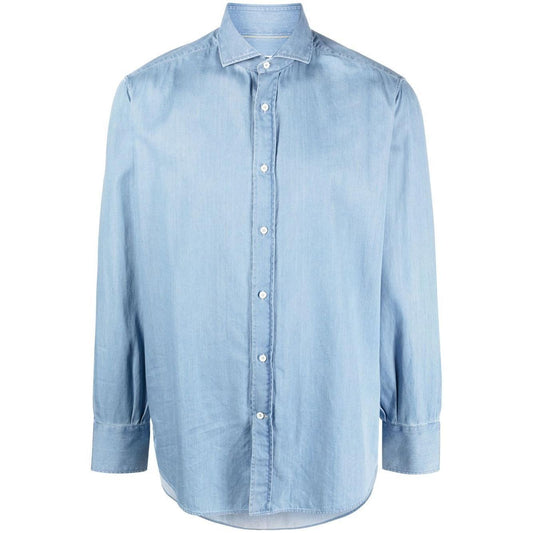 Brunello Cucinelli Shirts Clear Blue MR6830028C008-P25