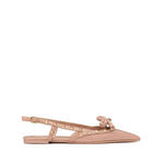 Valentino Garavani Rockstud Bow Slingback Ballerina In Patent Leather WS0IQ2TZEGF9-P25