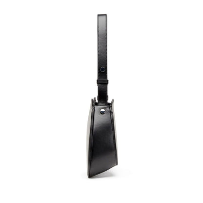 Diesel Play-Semi-gloss leather shoulder bag Shoulder
