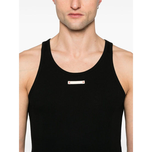 Maison Margiela ribbed-knit top Topwear