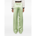 Valentino wide leg silk trousers