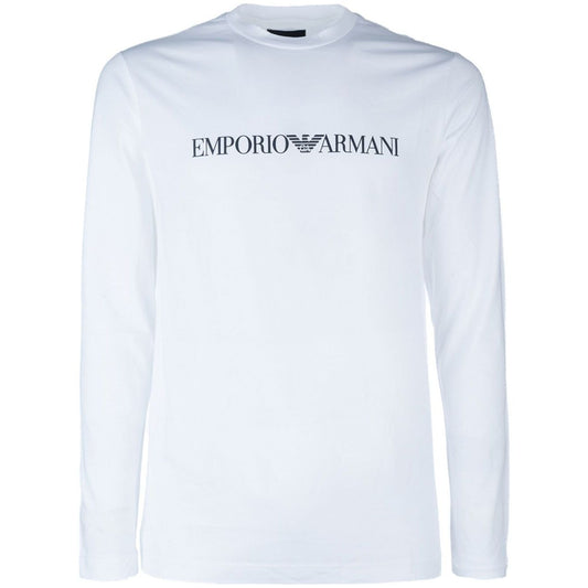 Emporio Armani logo print cotton T-shirt