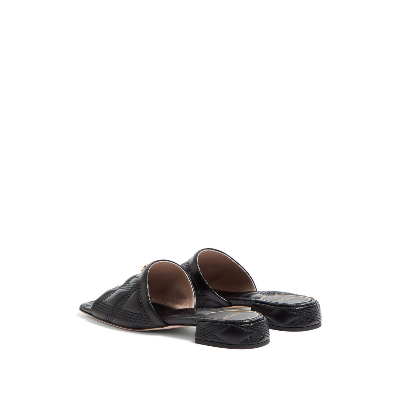Valentino Garavani Quiltie 67 Slide Sandal in 60mm Quilted Nappa Leather Sandals