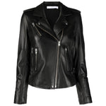 Iro Biker jacket with peak lapels NEWHANWF09BLA01-P25