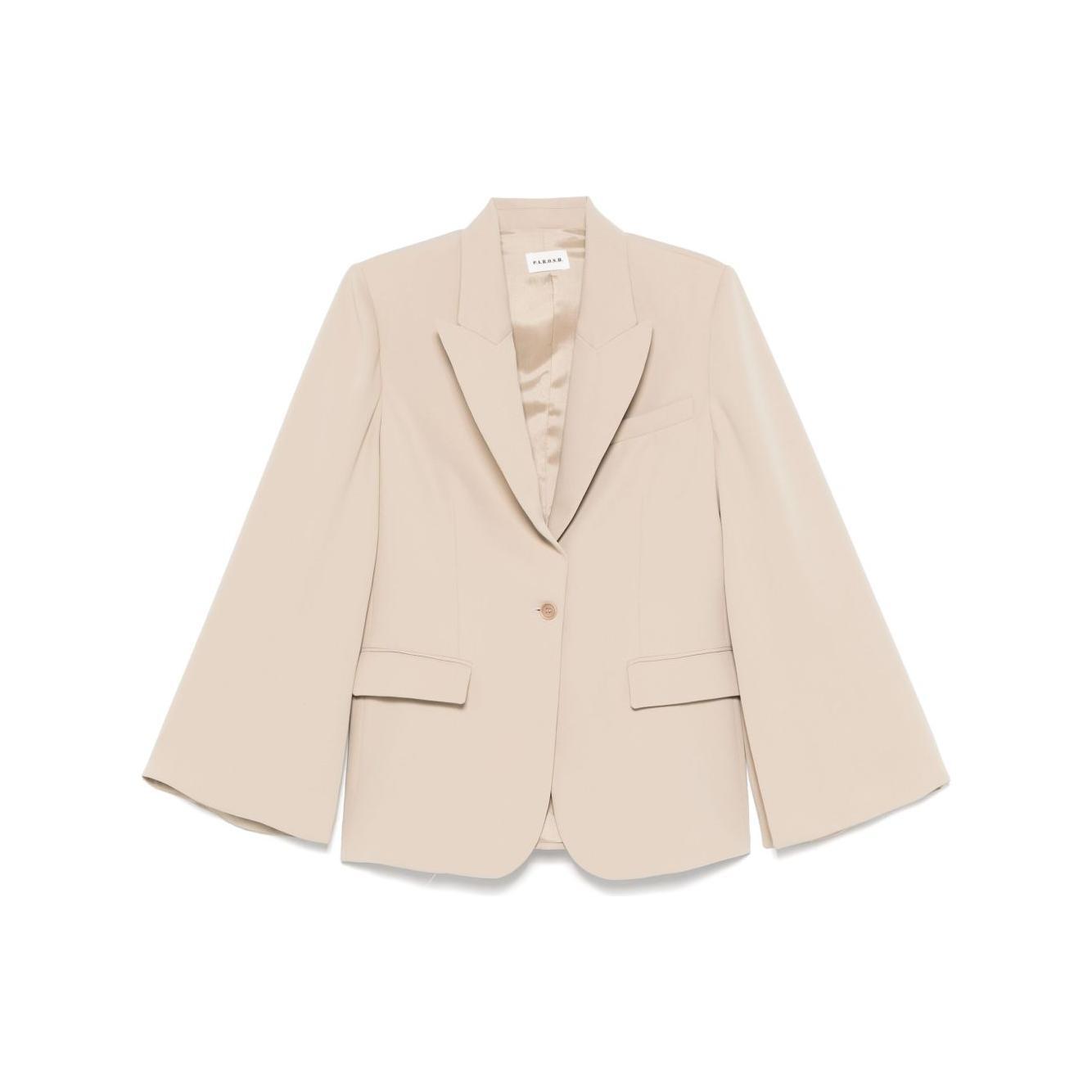 Parosh Single-Breasted Blazer D420409PANTY25003-P25
