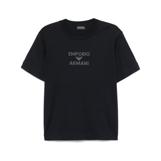 Emporio Armani Jersey T-shirt with rubberised logo EM000780AF12926UB118-P25