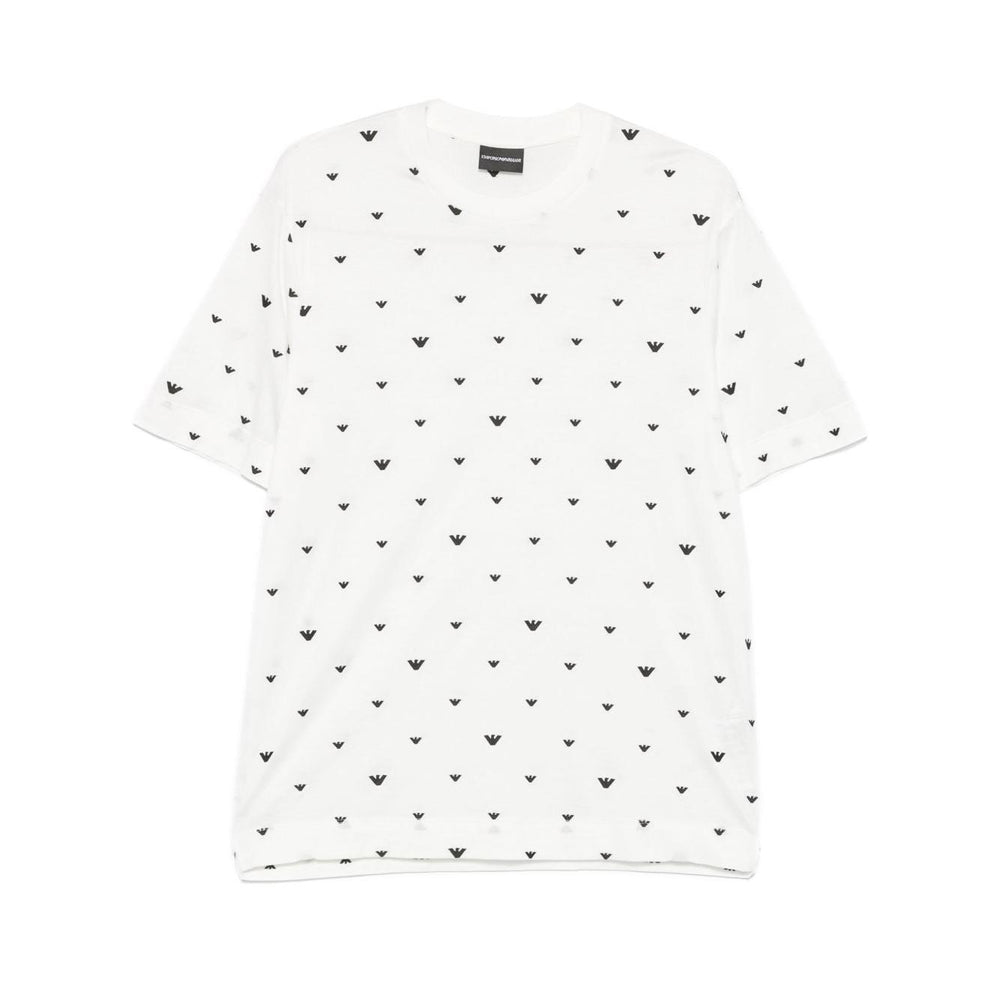 Emporio Armani Allover Logo T -Shirt EM001400AF10017F0085-P25