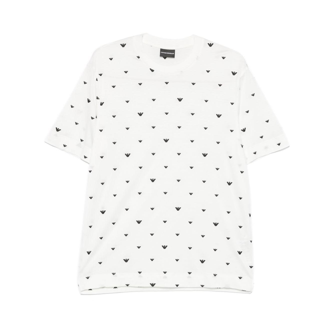 Emporio Armani Allover Logo T -Shirt EM001400AF10017F0085-P25