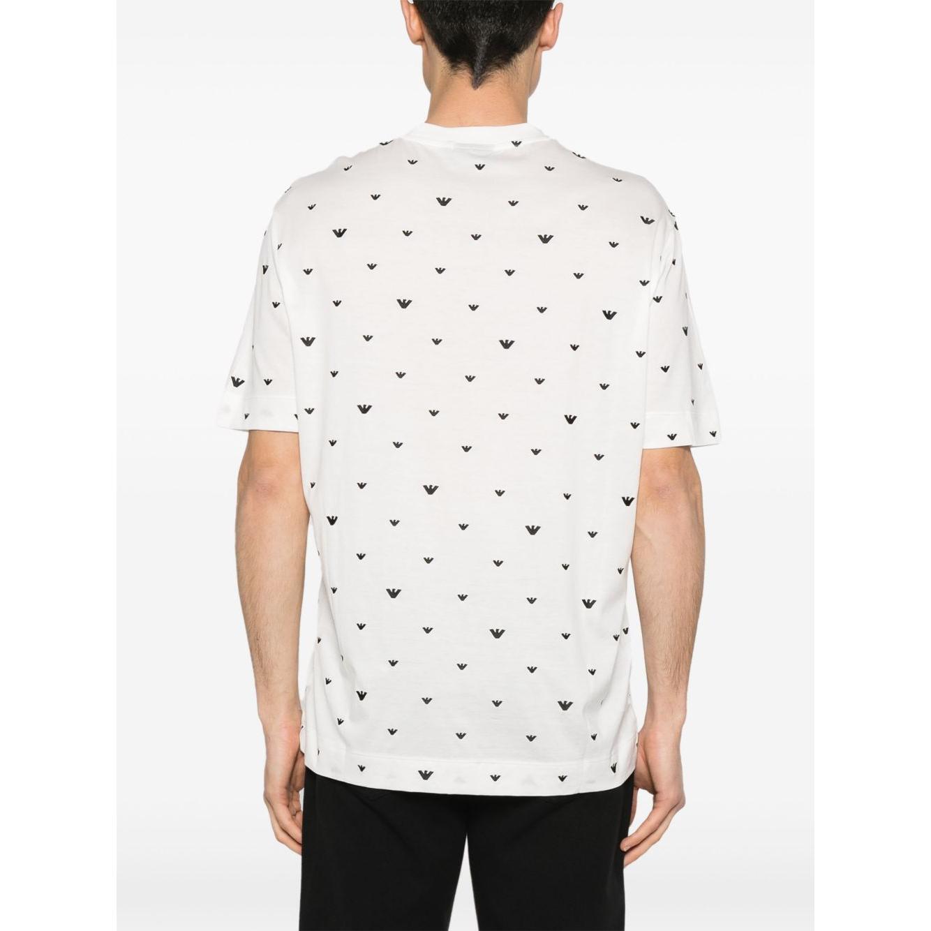 Emporio Armani Allover Logo T -Shirt EM001400AF10017F0085-P25