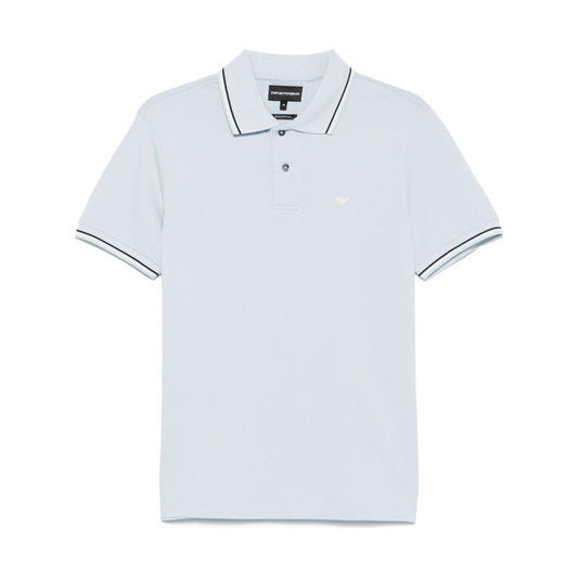 Emporio Armani logo print cotton polo 8N1FB41JPTZU9378-P25