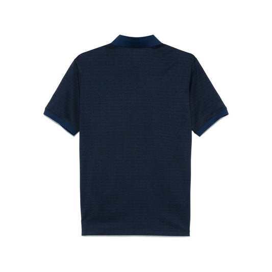 Emporio Armani Allover Logo Cotton Polo Shirt EM000788AF12916FB224-P25