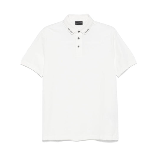 Emporio Armani Jersey polo with logo collar EM001081AF10497U0003-P25