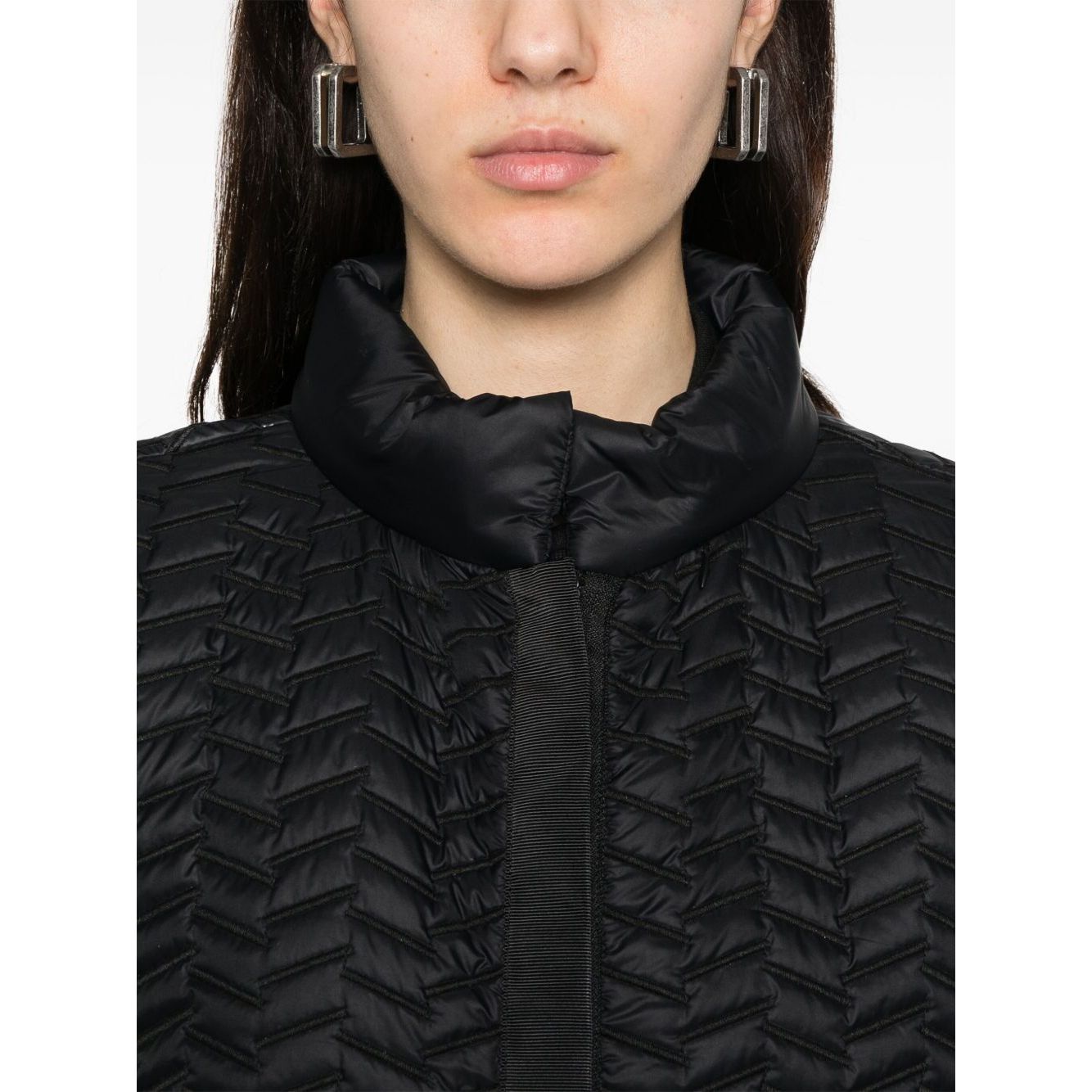 Emporio Armani Reversible jacket in lightweight water repellent quilted nylon ASV