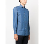 FINAMORE 1925 NAPOLI Shirts Clear Blue