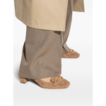 Tod's Suede Slingback Pumps Medium Heel