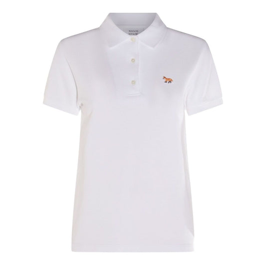 Maison Kitsuné MAISON KITSUNE' T-shirts and Polos White Topwear
