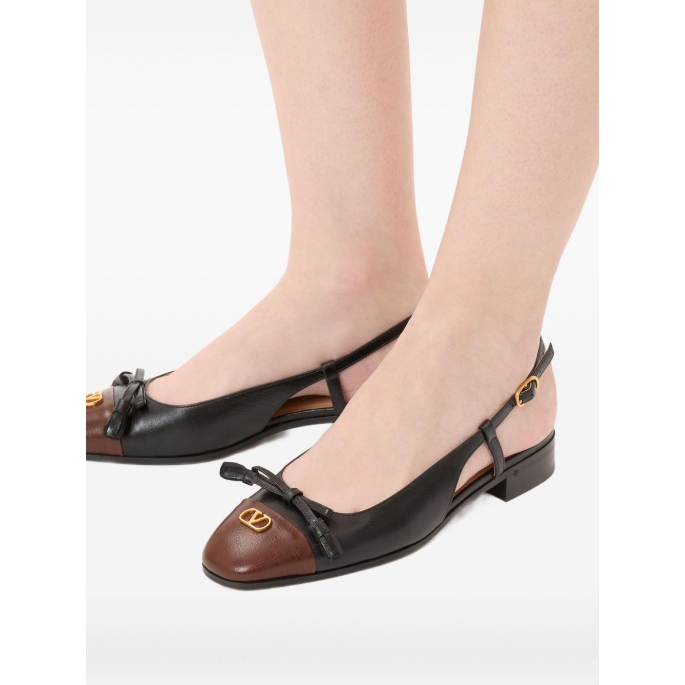 Valentino Garavani 25mm Valet du Roi slingback ballet flats Flat Shoes