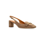 Tod's Suede Slingback Pumps Medium Heel