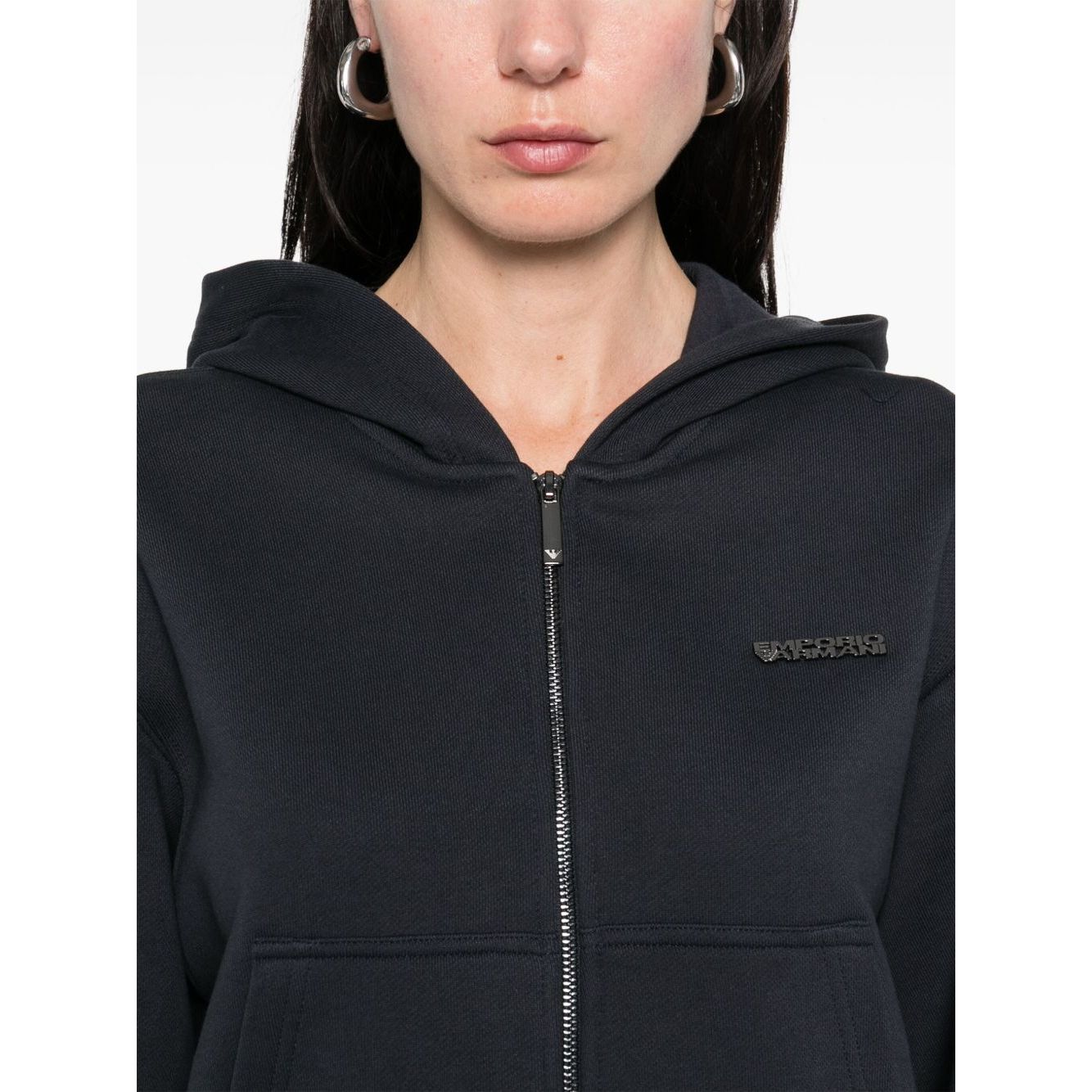 Emporio Armani Sweaters Blue Topwear
