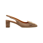 Tod's Suede Slingback Pumps Medium Heel