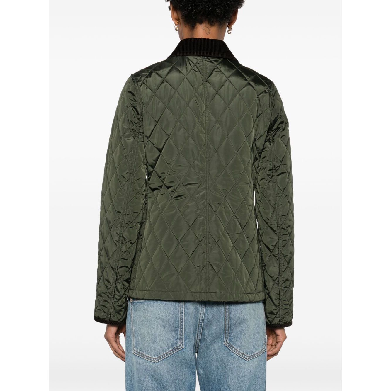 Burberry Quilted blazer corduroy collar Jackets