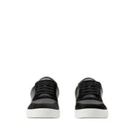 Burberry Leather, suede and check sneakers