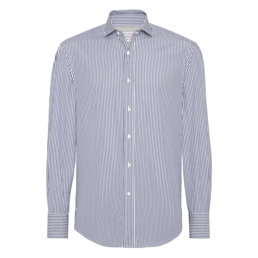 Brunello Cucinelli Shirts Blue
